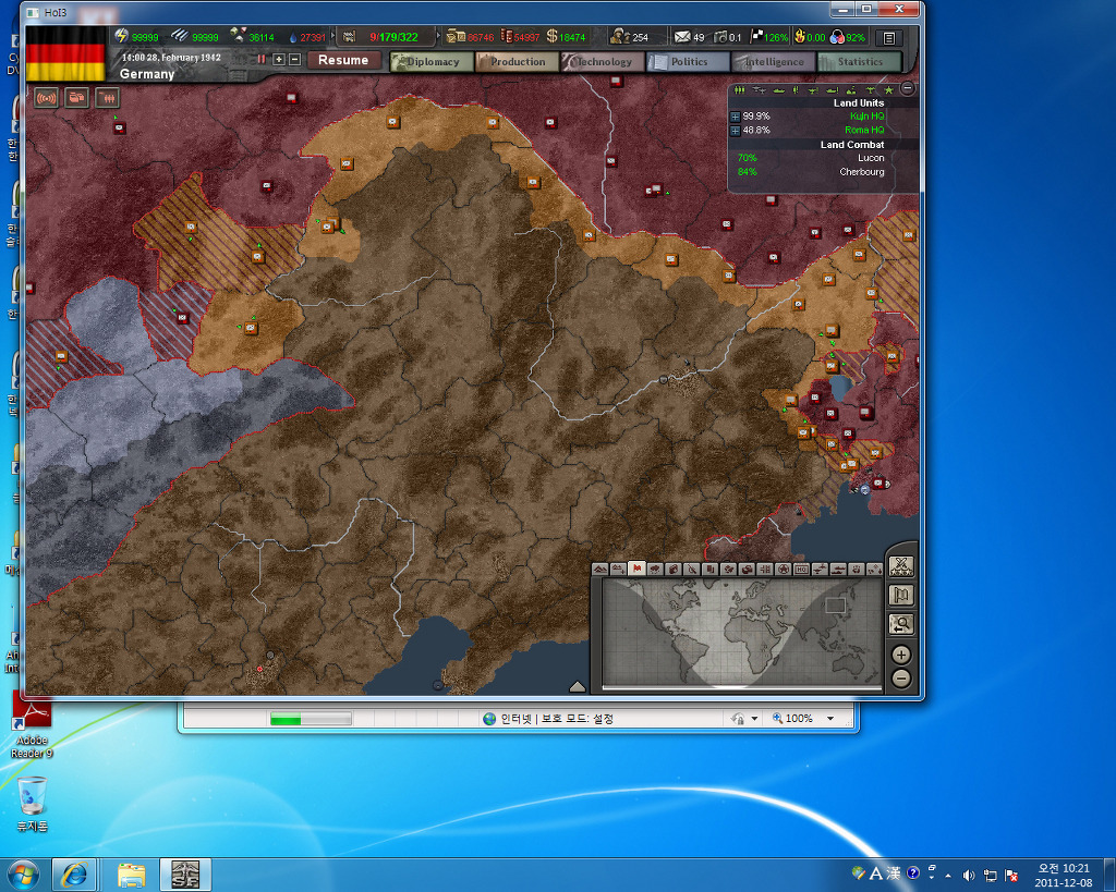 제 3차 세계대전 - Hearts of Iron - Europa Universalis