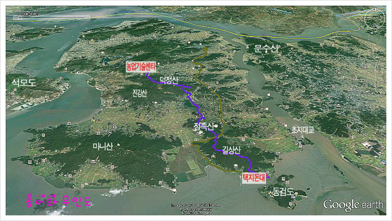 강화도 산과 호수-[강화지맥 세번째구간]