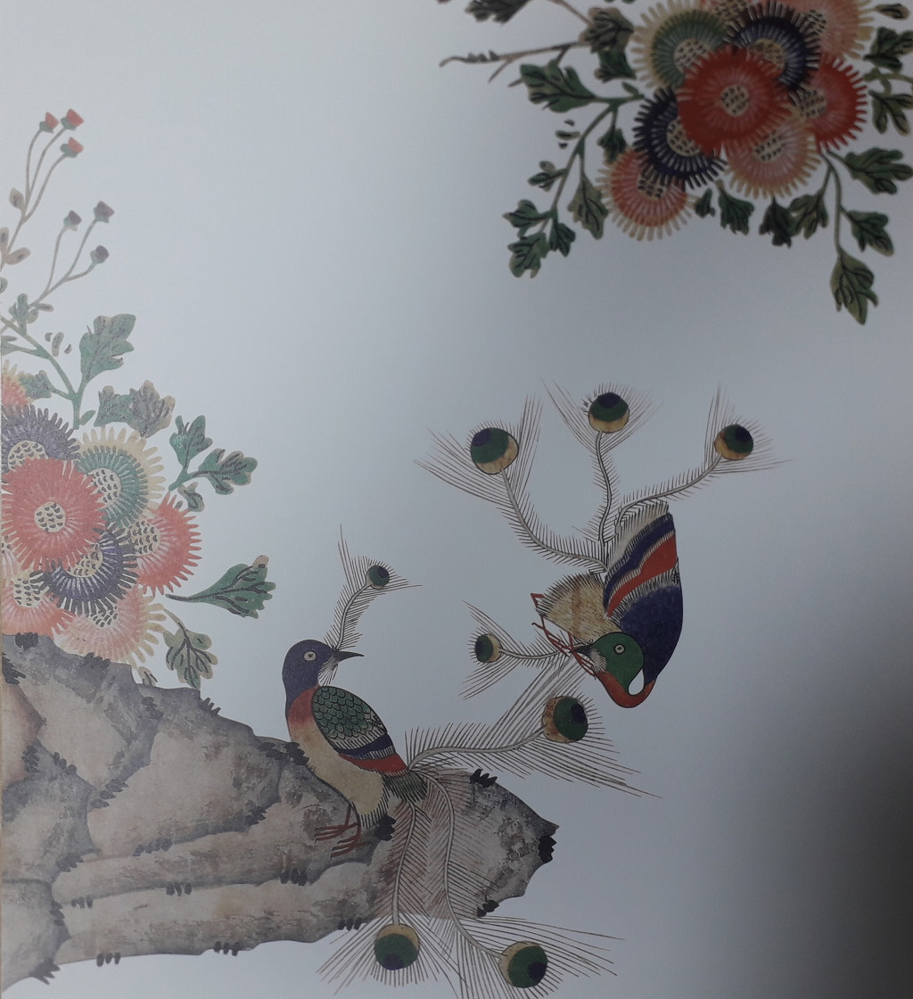 화조도(花鳥圖) 민화(民畵) - 한국의 전통문화 - 오디오와 컴퓨터