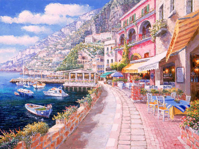 지중해의 아름다운 마을1