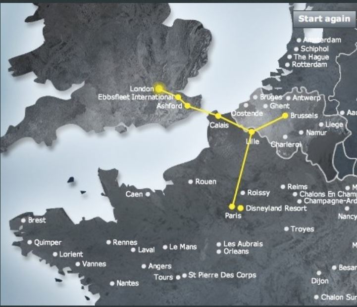 비 내리는 도버해협 유로스타 타고서 .........(서)