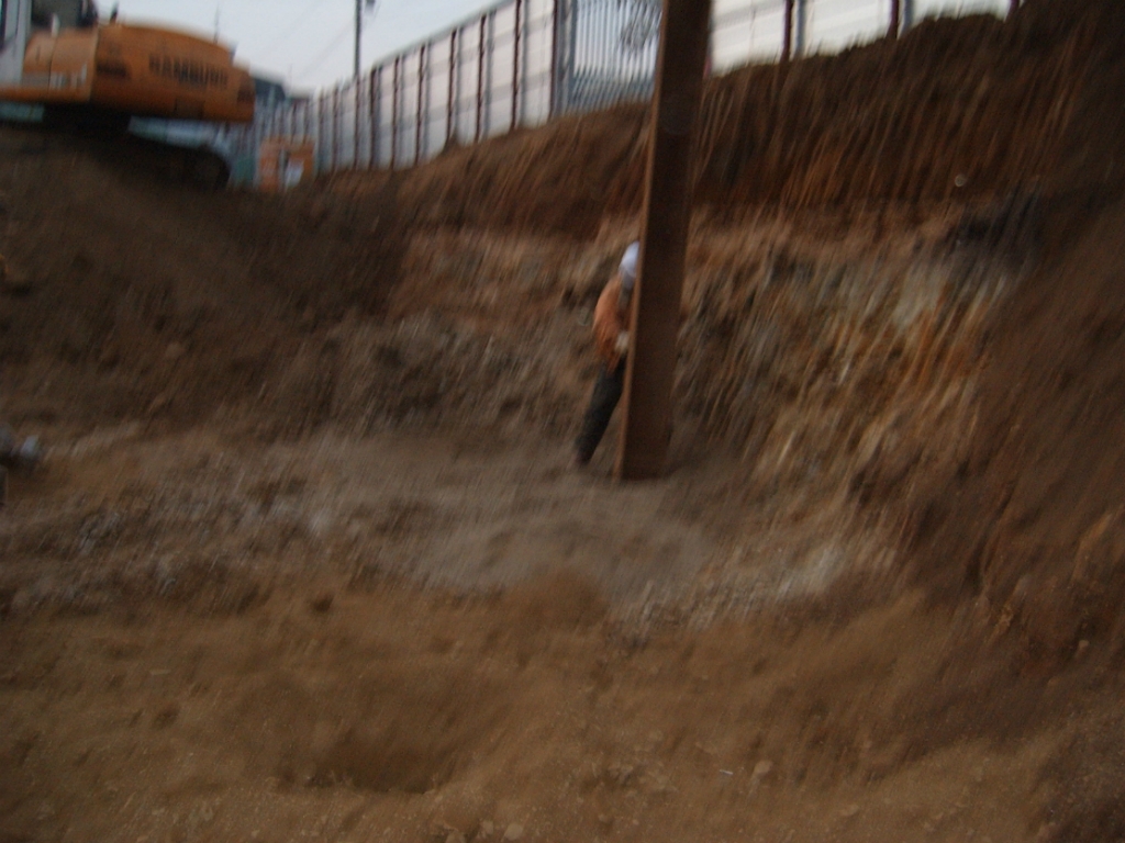 흙막이 가시설 8. 렉카 설치