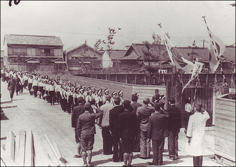 미쓰비시중공업에서 강제노역한 근로정신대 소녀들