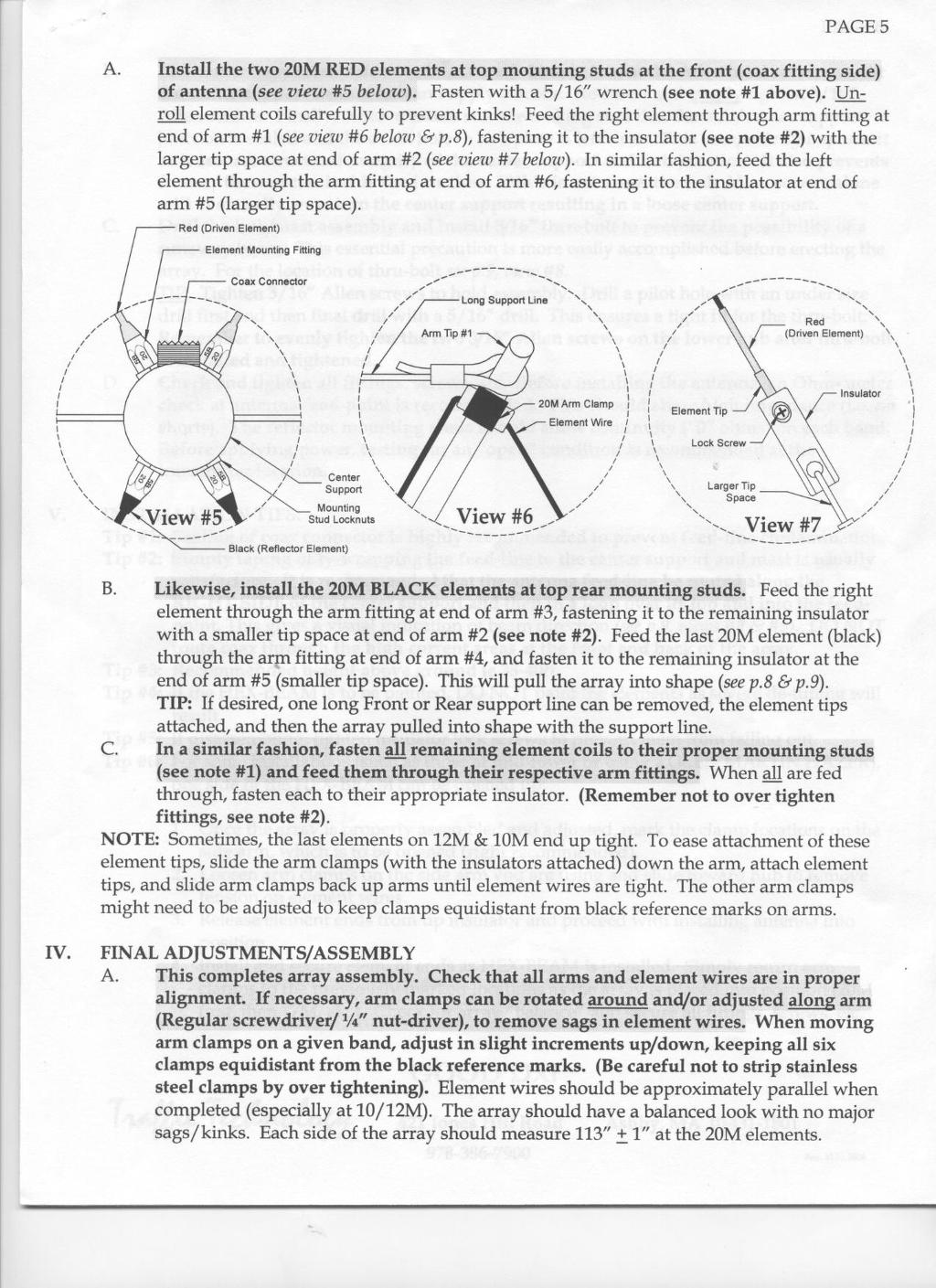 HEX-BEAM HX-5BI MULTI-BAND Array Manual - ===HEXBEAM - SPIDERBEAM ...