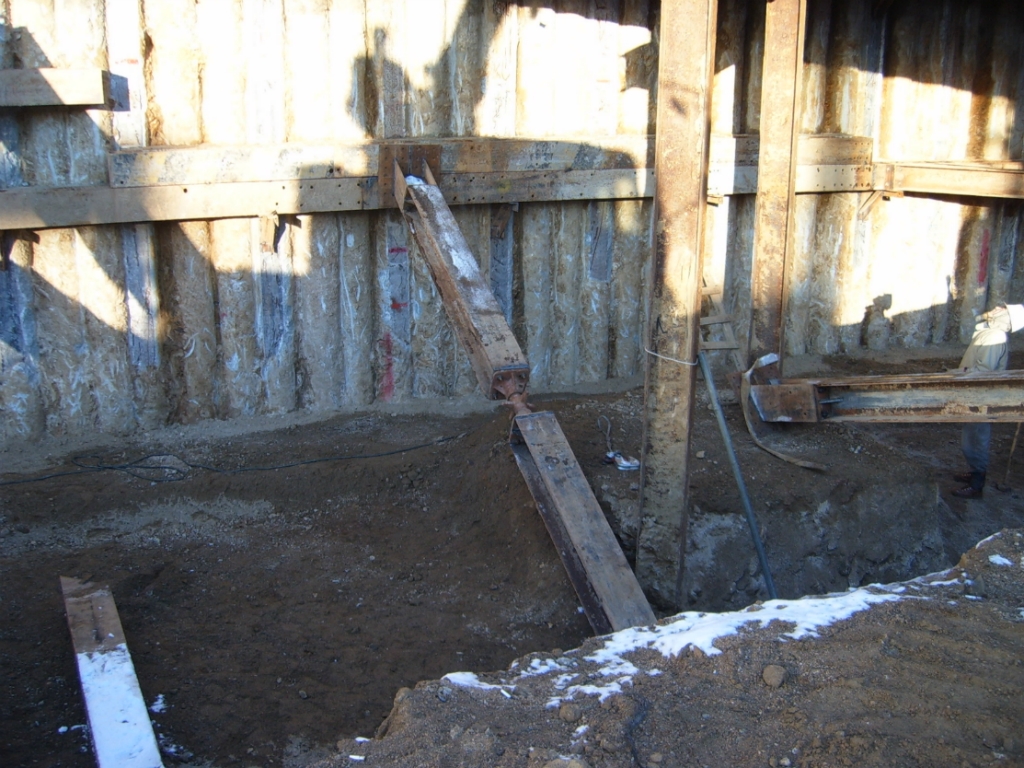 흙막이 가시설 8. 렉카 설치