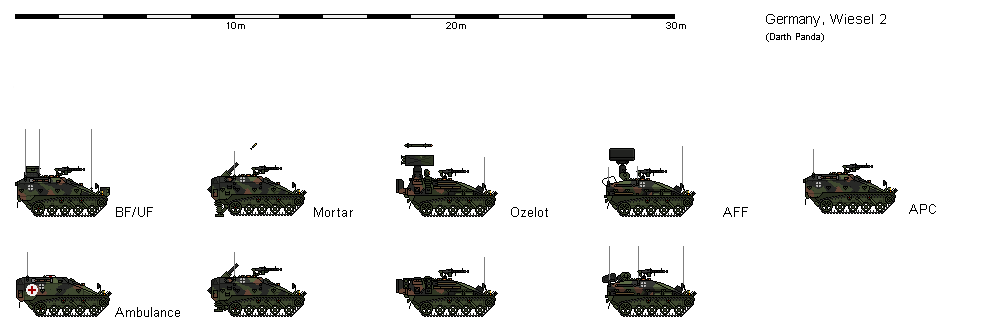 Wiesel 2 LeFlaSys (Ozelot & AFF & BFUF) # 03205 [1/35 th Revell MADE IN ...