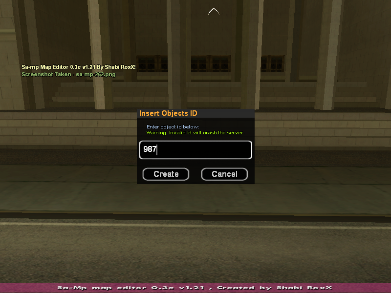 SA-MP Map Editor 0.3e v1.2 - 모드 - Social Life Role Playing Game