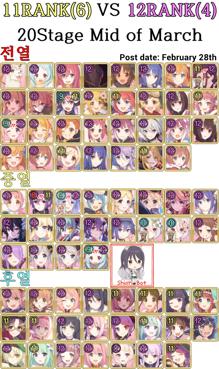 무이미 유입 뉴비를 위한 초심자공략 - 공략 게시판 - 프린세스 커넥트 Re:Dive 공식카페