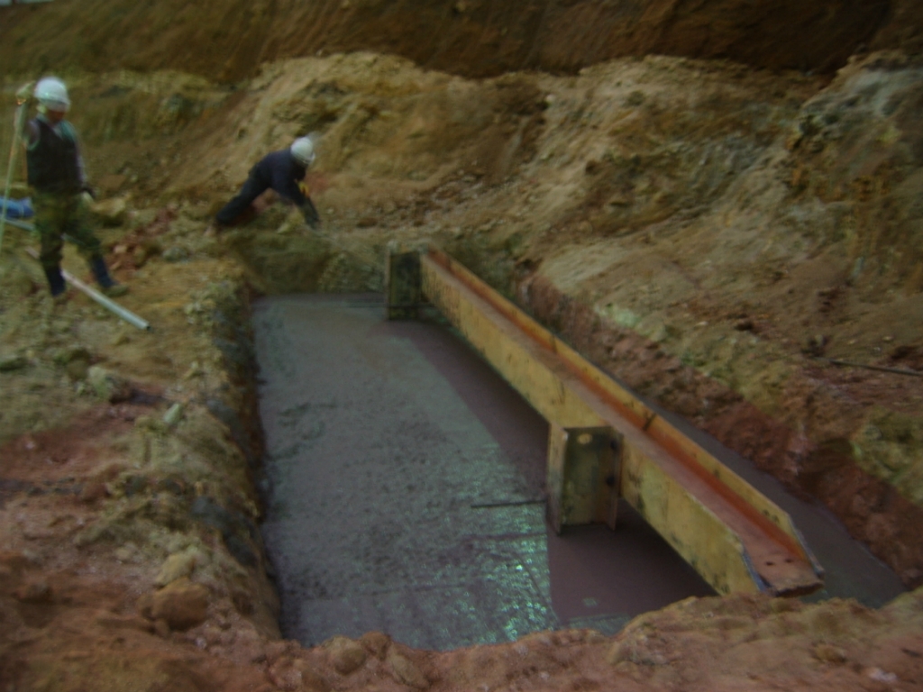 흙막이 가시설 8. 렉카 설치
