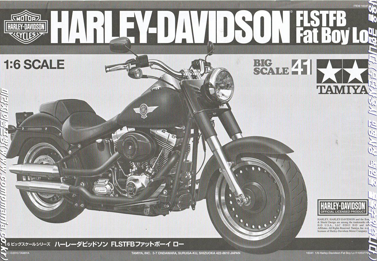 Harley-Davidson Fat Boy Lo #16041 [1/6 TAMIYA MADE IN JAPAN] PT5