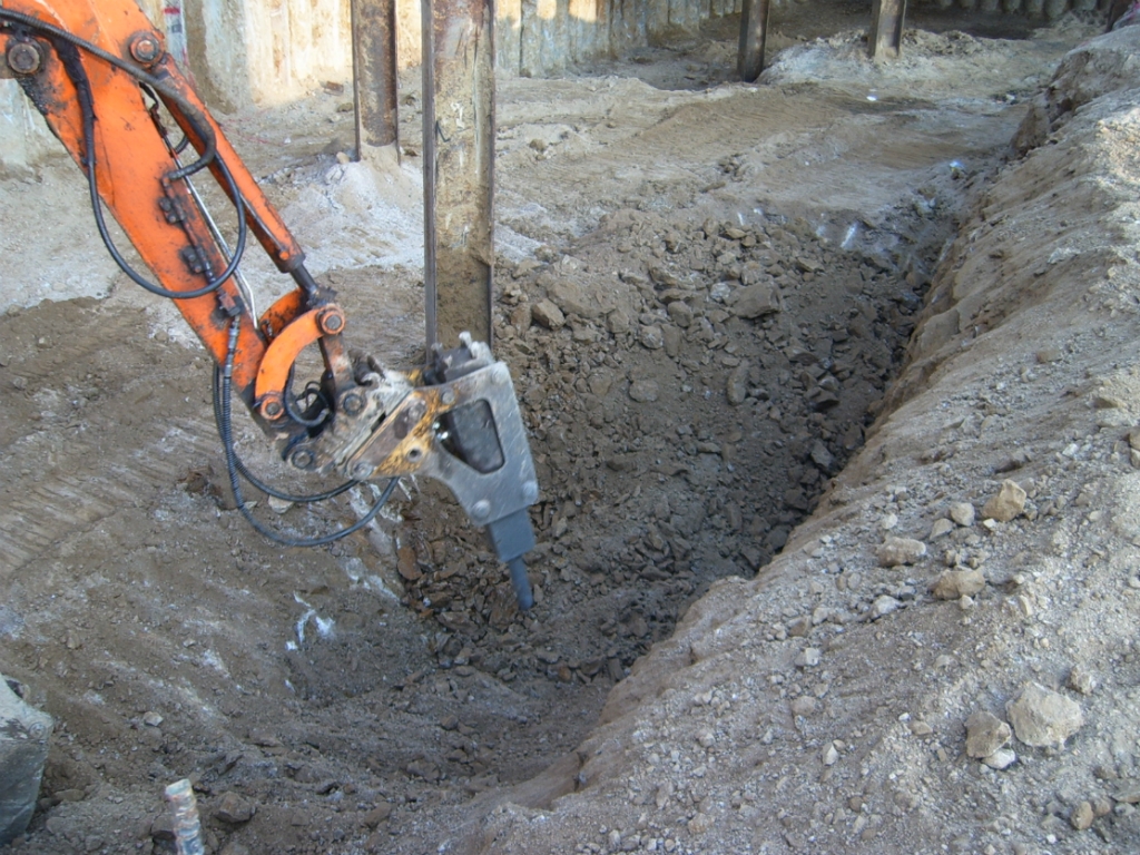 흙막이 가시설 8. 렉카 설치