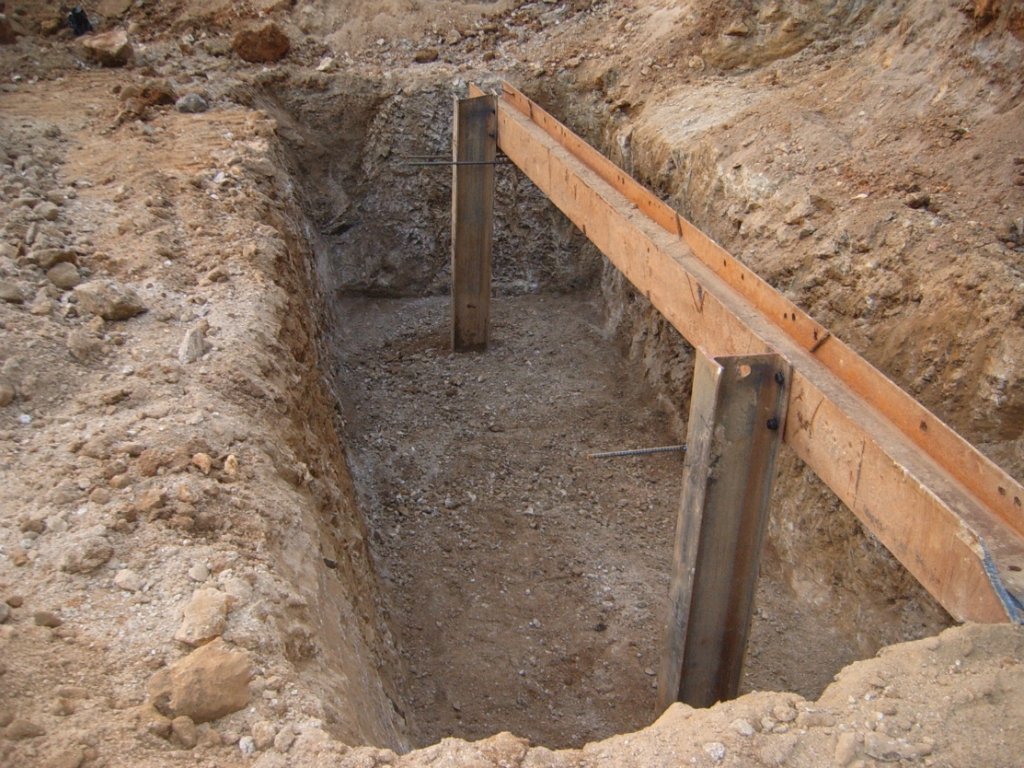 흙막이 가시설 8. 렉카 설치