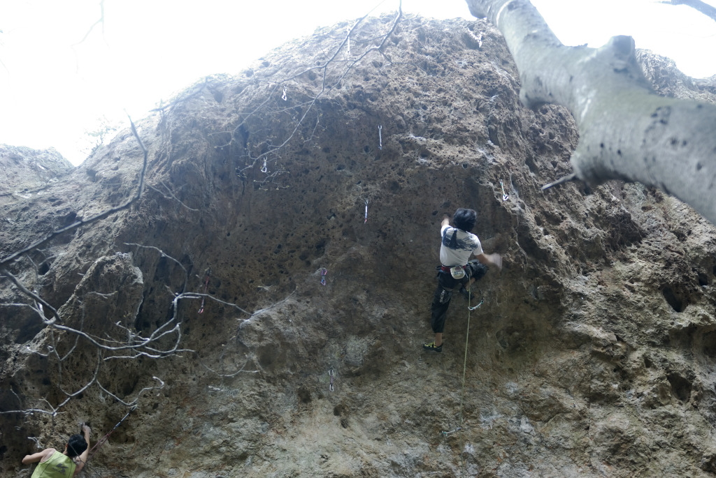 선운산 투구바위 손상원씨 죠커 5.14a/b