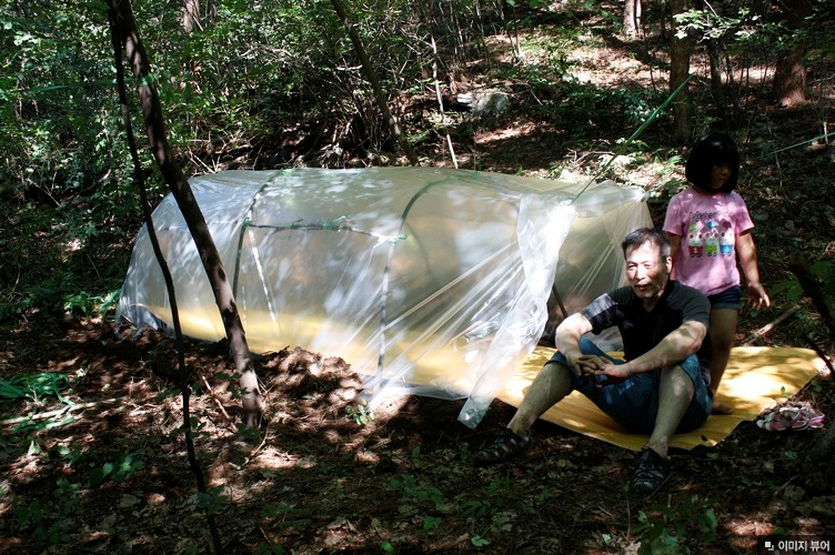 텐트 없이 비박산행