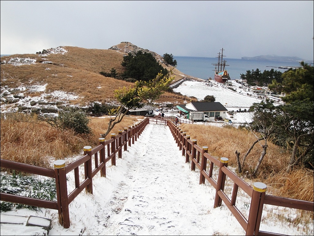 제주도올레 제10구간*하멜표류지용머리-마라도 잠수함-송악산(松岳山180m)*2,011.1.16.일*