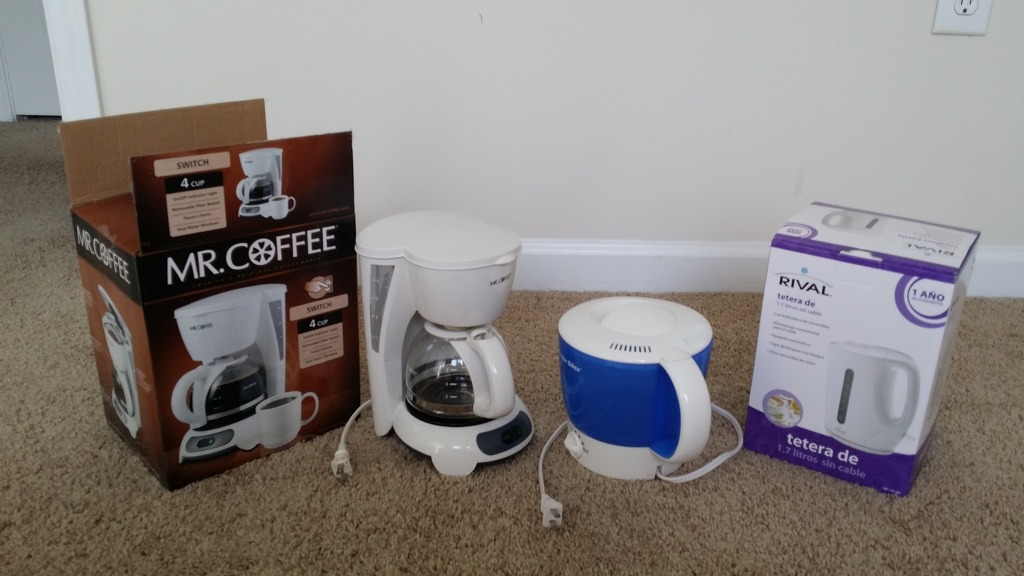 Mr. Coffee Simple Brew 4-Cup Switch Coffee Maker, White TF4 Series