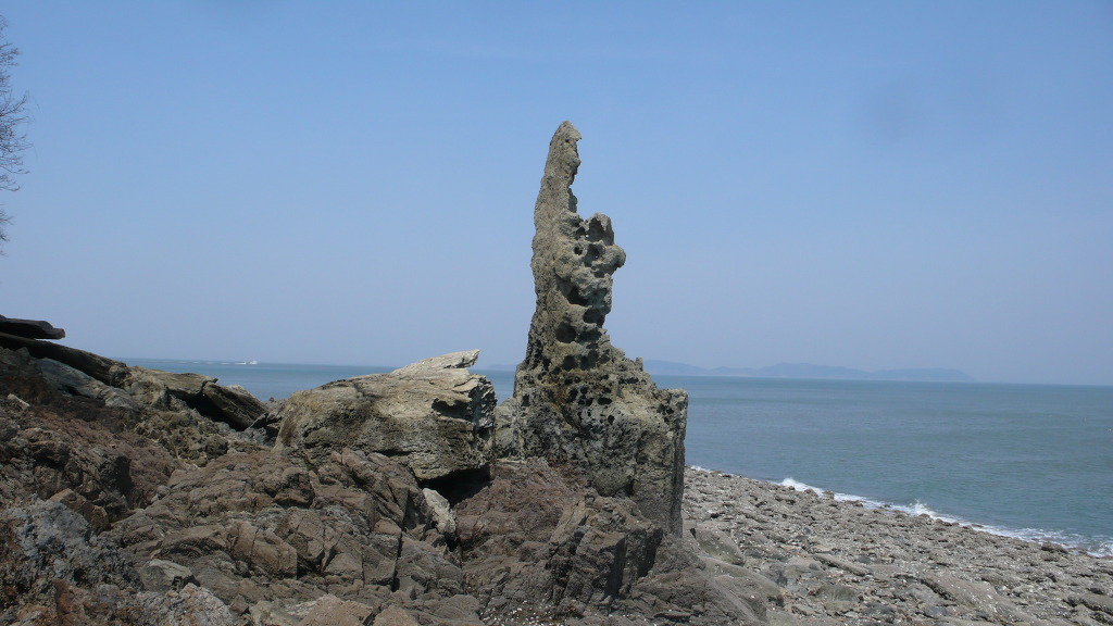 소이작도 손가락바위